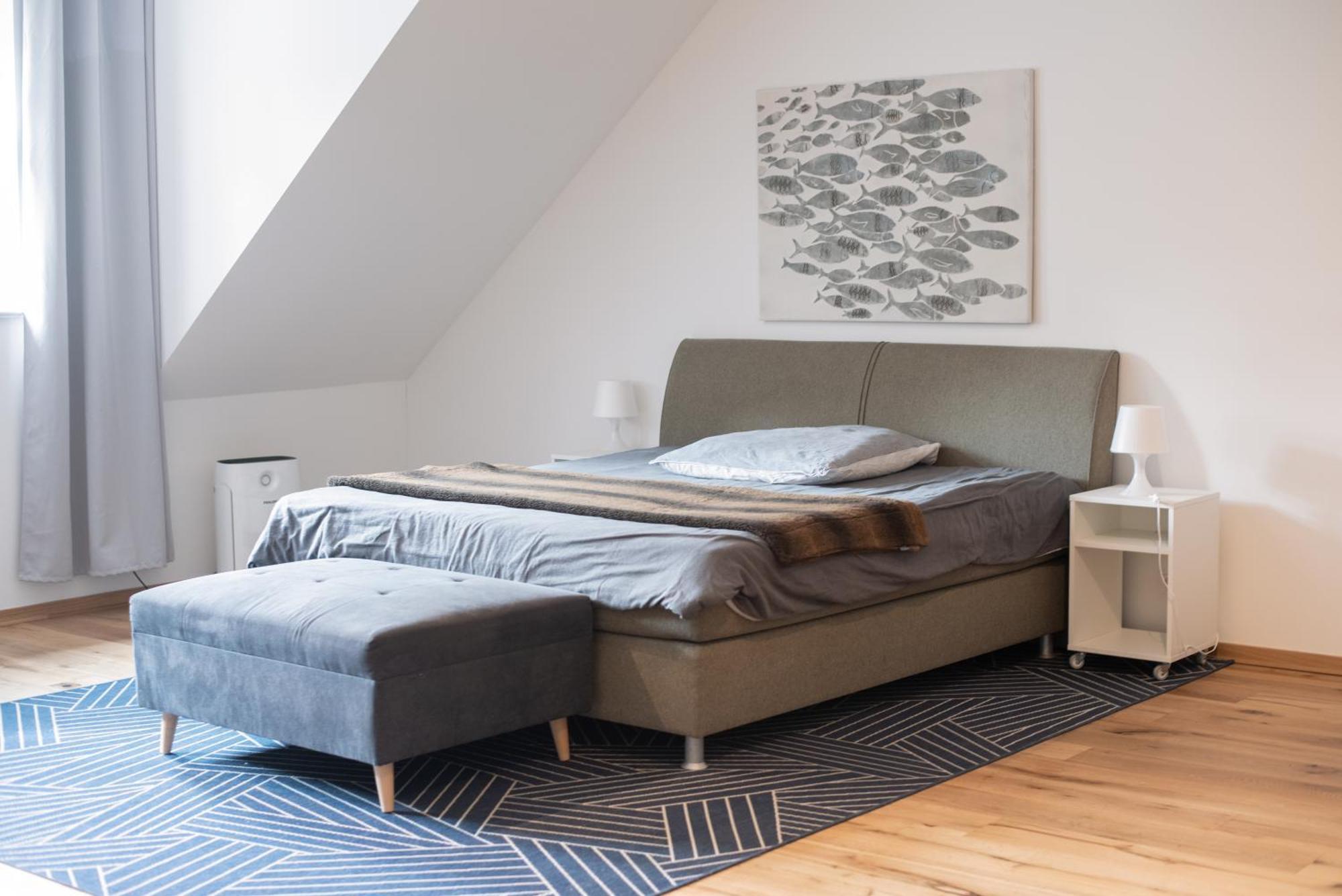 Apartment Mit Parkblick & Massagestuhl Leipzig Bagian luar foto